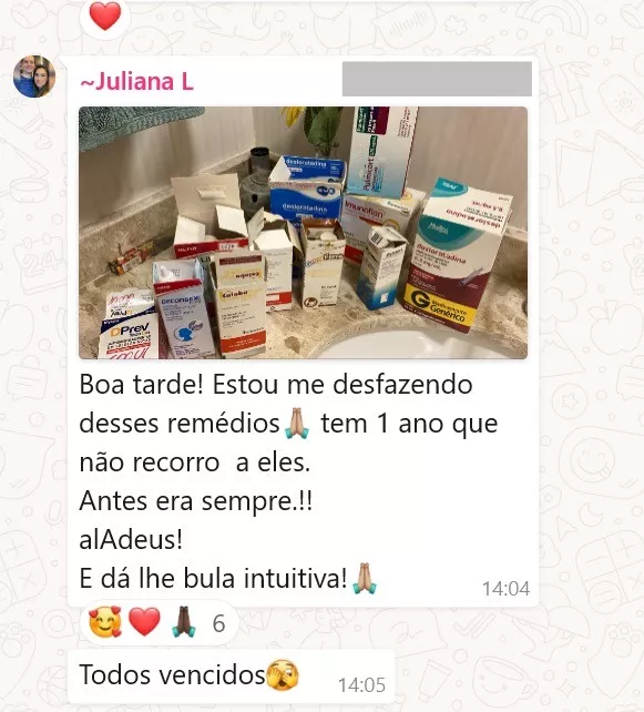 Depoimento - Fim do uso recorrente de medicamentos