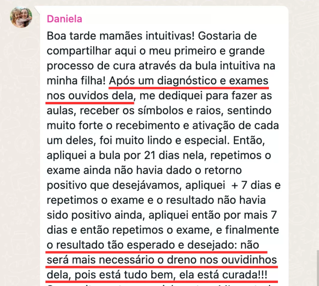 Depoimento - Cirurgia de drenos descartada